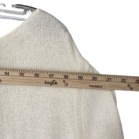 Sarah Pacino Translucent Open Back Sweater Cropped Boxy Designer Made In Italy - Picture 10 of 13